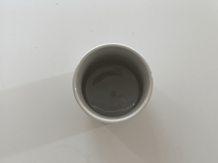 <b>Top of the cup</b><br>I captured the top of the cup with my phone, clearly showing the size and shape of the rim. I chose this object because it is a simple cylinder with unique printed details.